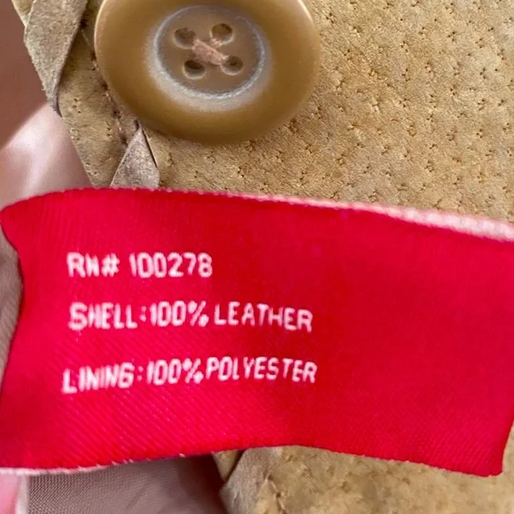 Leather Y2K vintage fringe coat - Picture 11 of 11